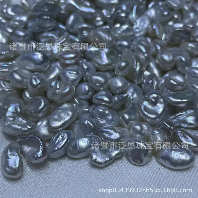 Freshwater Pearl Irregular Broken Silver 4-6mm