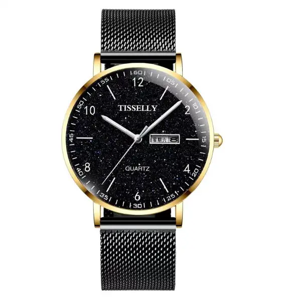 Swiss Genuine Watch Men's Waterproof Dual Calendar Trendy Starry Sky Non-Mechanical Watch Quartz Watch New Wholesale - Image 20