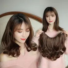 Long Hair Wig All-in-One Women's Black Cap — feature 13
