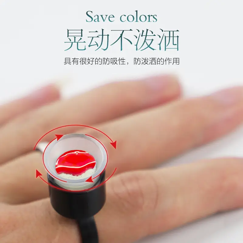 Disposable Finger Tattoo Sponge Ring Cup