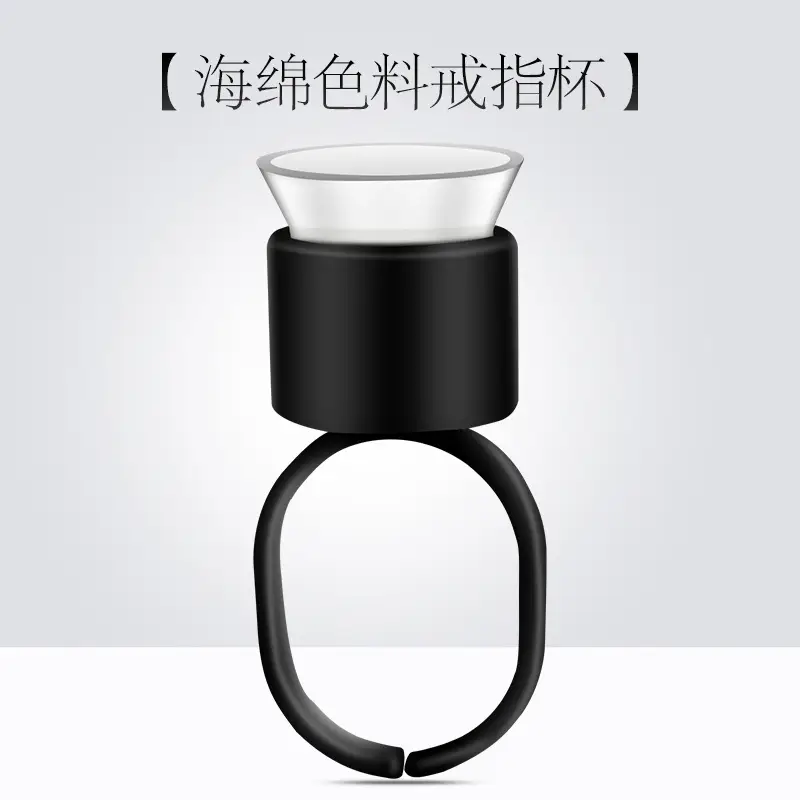 Disposable Finger Tattoo Sponge Ring Cup