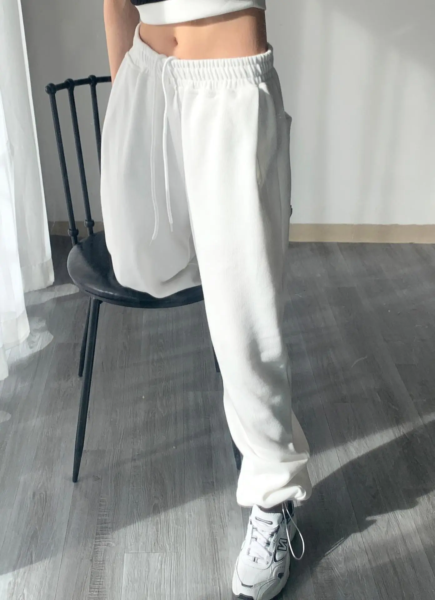Women's Grey Jogger Pants Loose Fit Casual Sweatpants — feature 11