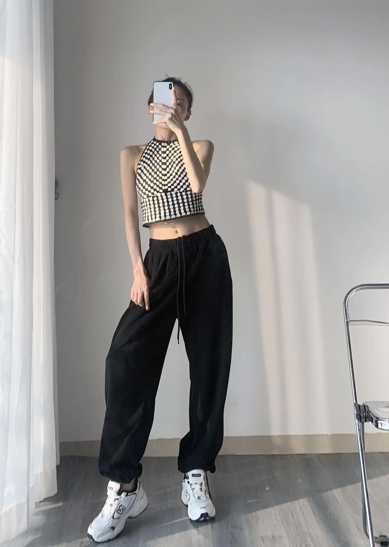 Women's Grey Jogger Pants Loose Fit Casual Sweatpants — feature 14
