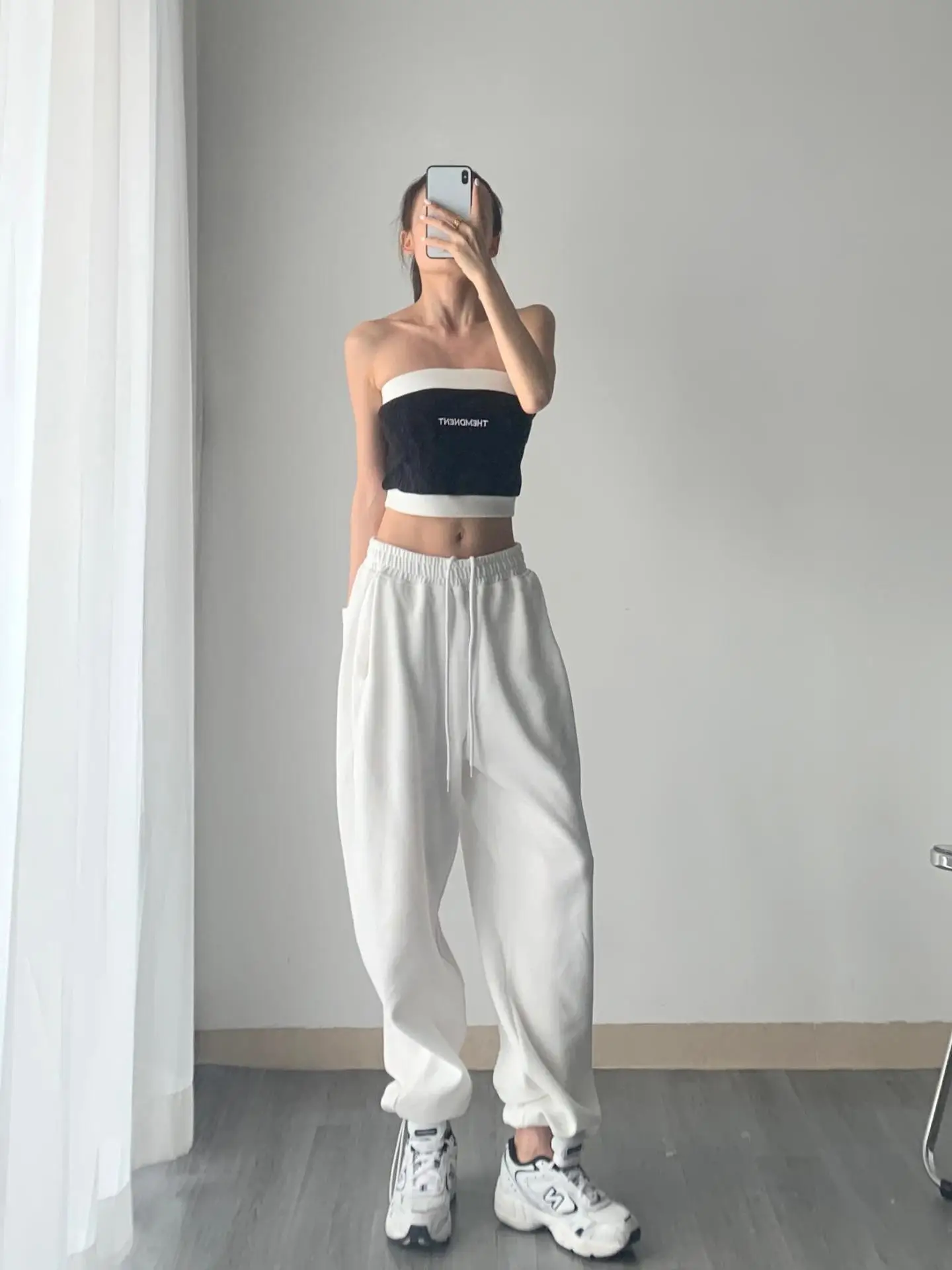 Women's Grey Jogger Pants Loose Fit Casual Sweatpants — feature 7