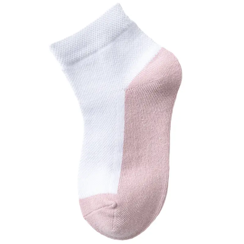 White Cotton Ankle Socks for Boys Girls Spring Autumn - Image 3