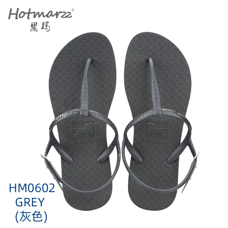 Women's Black Non-Slip Flip Flops Summer Sandals