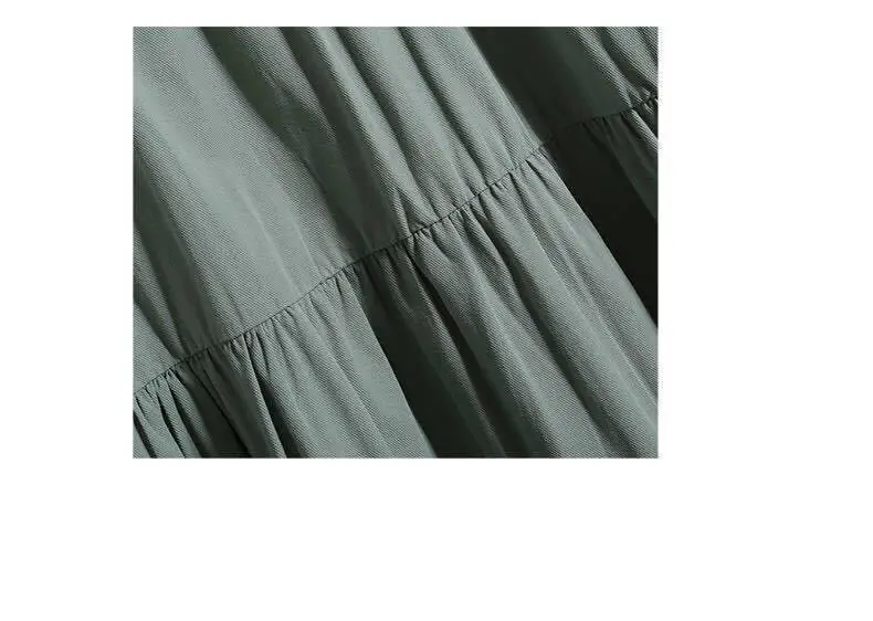 Green Summer Sling Dress for Women Large Size — feature 12