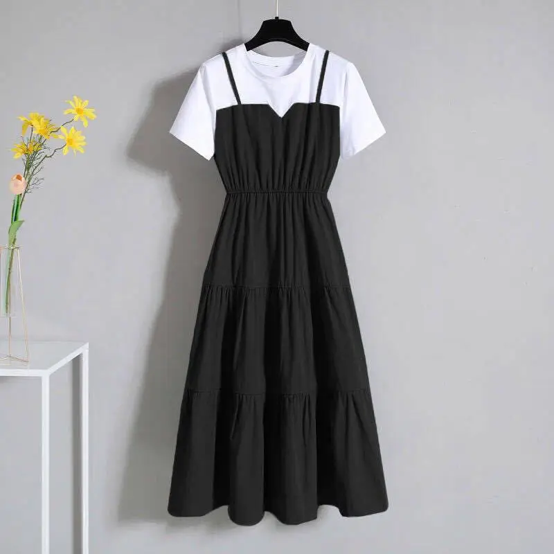 Green Summer Sling Dress for Women Large Size — feature 15
