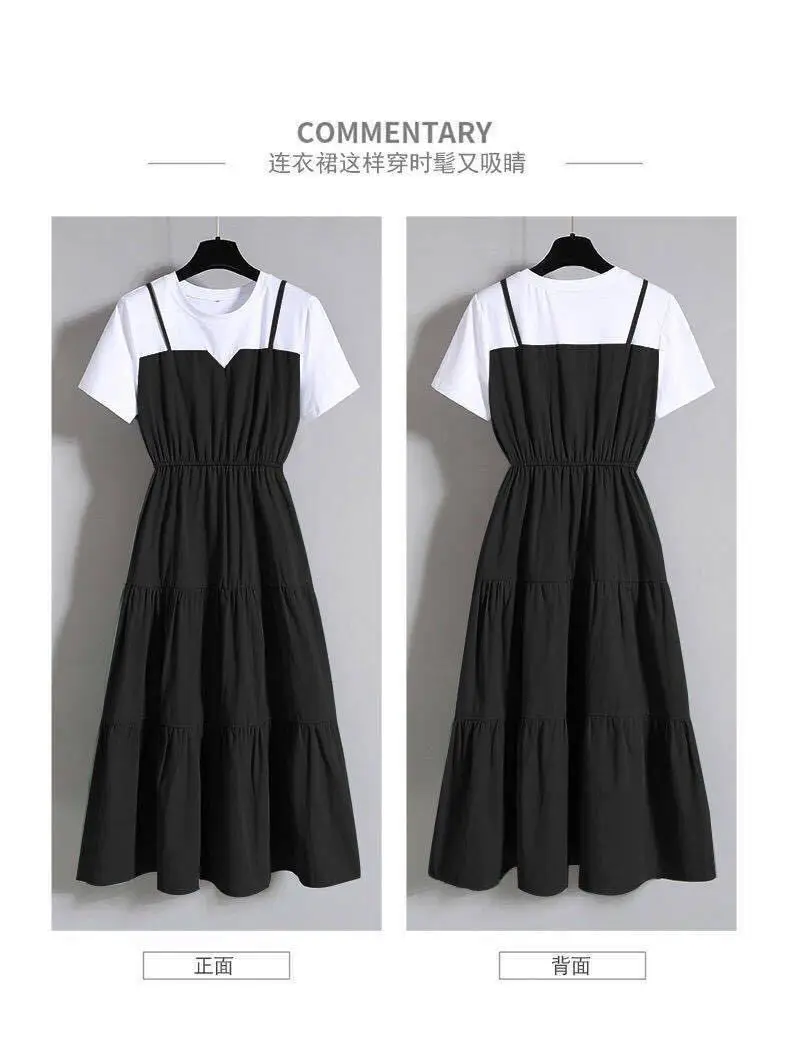 Green Summer Sling Dress for Women Large Size — feature 4