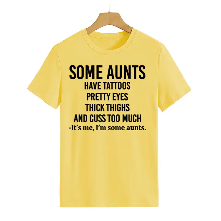 Some Aunts Have Tattoos T-Shirt Maroon Women - Image 5
