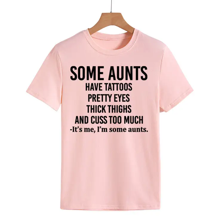 Some Aunts Have Tattoos T-Shirt Maroon Women - Image 6