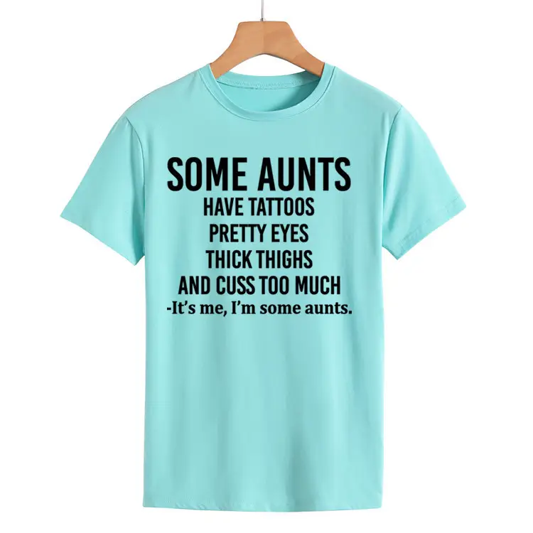 Some Aunts Have Tattoos T-Shirt Maroon Women - Image 7