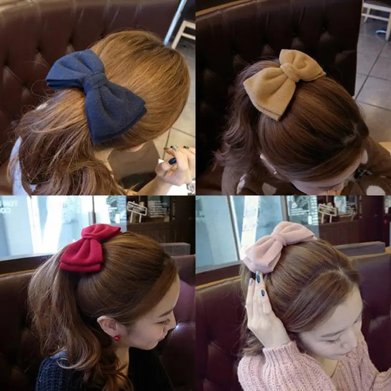 Red Big Bow Hairpin for Women's Headband - Image 9