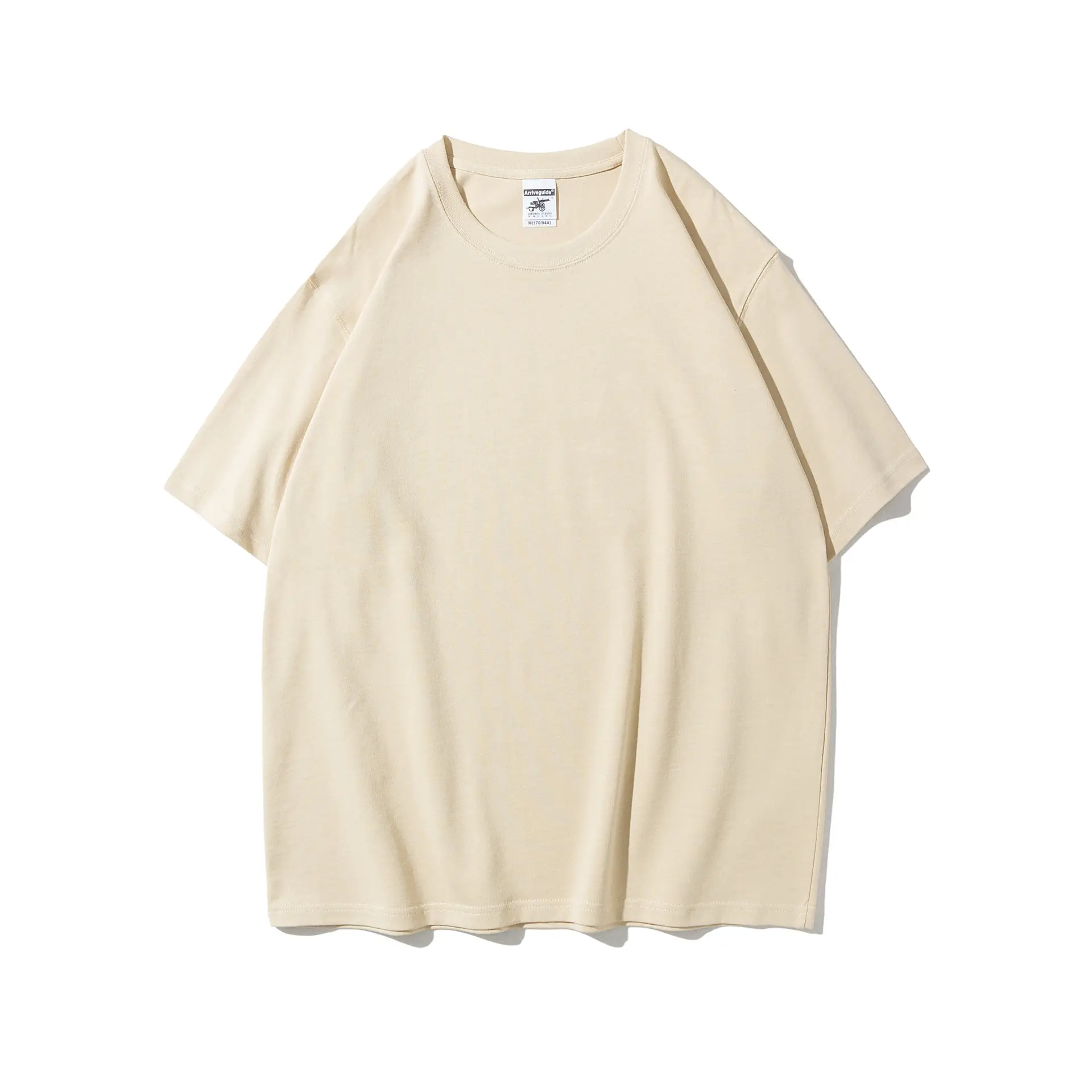 Purple Cotton Heavy Crewneck T-Shirt Loose Fit - Image 2