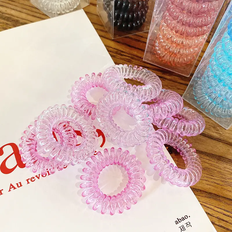 Korean Style Gradient Transparent Hair Bands for Women - Image 12