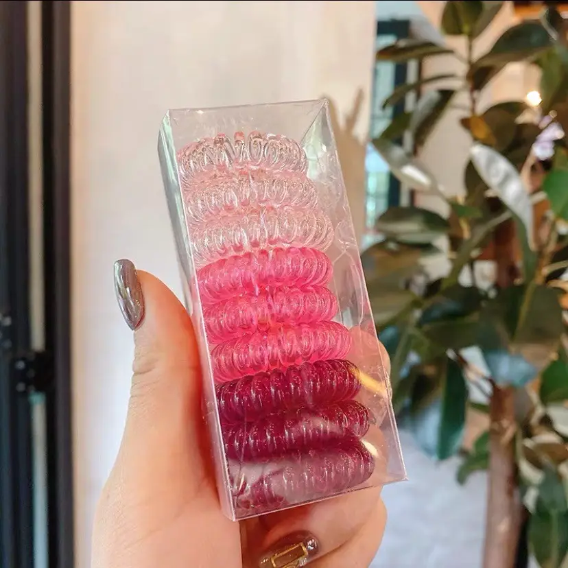 Korean Style Gradient Transparent Hair Bands for Women - Image 3