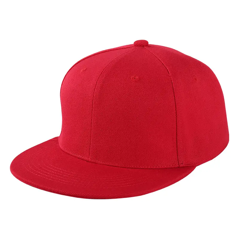 Red Baseball Cap with Custom Logo Embroidery - Image 19