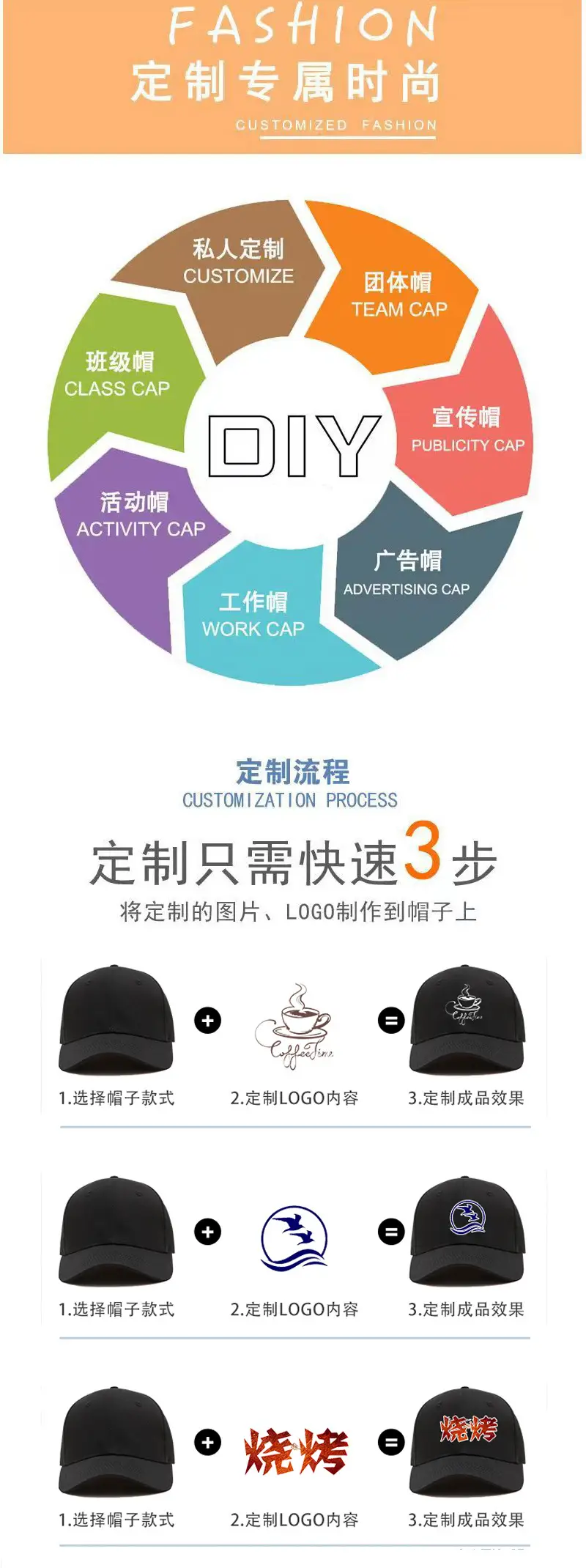 Red Baseball Cap with Custom Logo Embroidery — feature 8