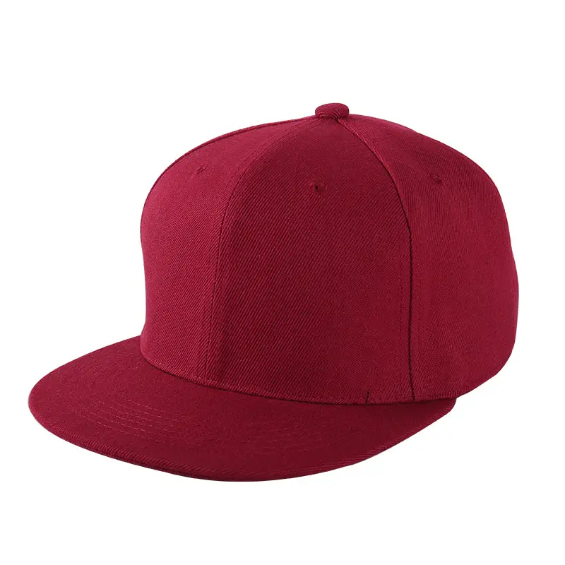 Red Baseball Cap with Custom Logo Embroidery - Image 8