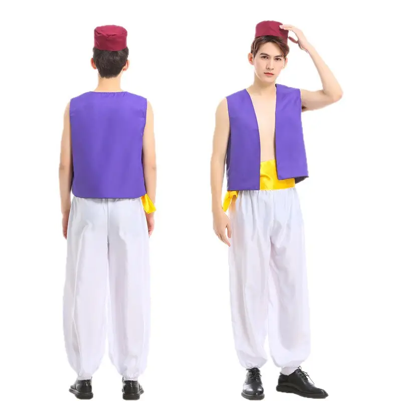 Halloween Anime Shen Lantern Prince Long-Sleeved Aladdin Costume - Image 6