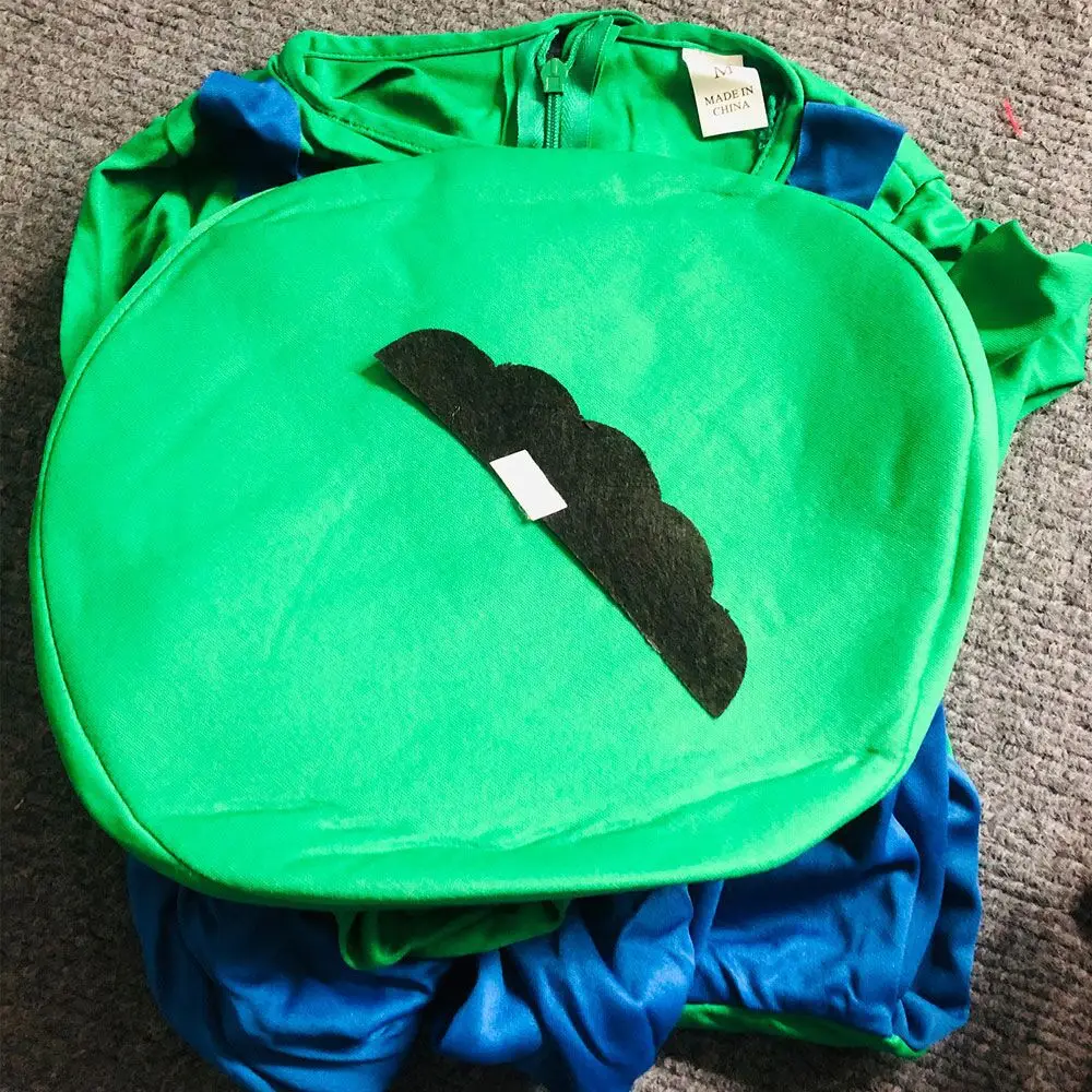 Super Mario Parent-Child Costume Backpack Red Blue - Image 9
