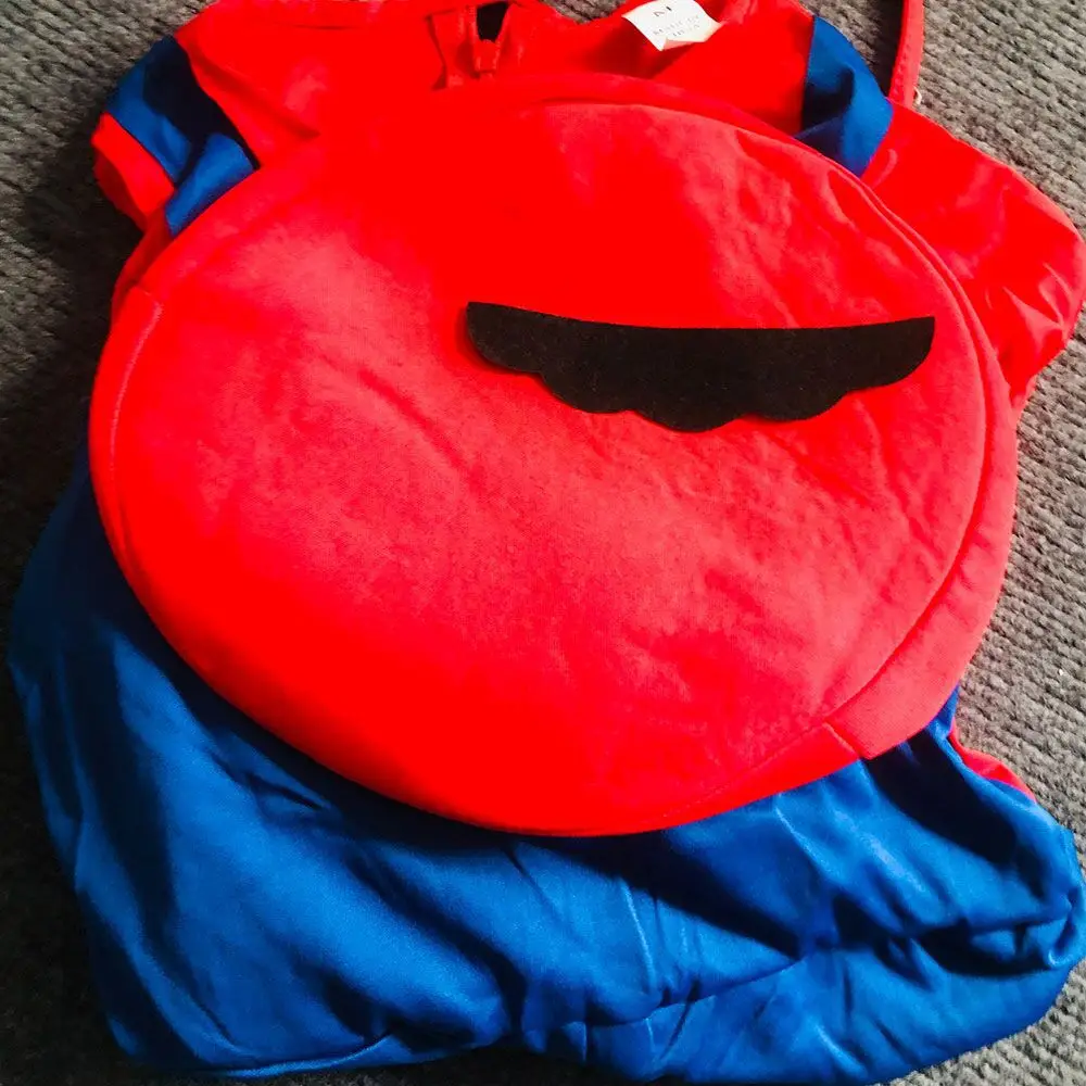 Super Mario Parent-Child Costume Backpack Red Blue - Image 10