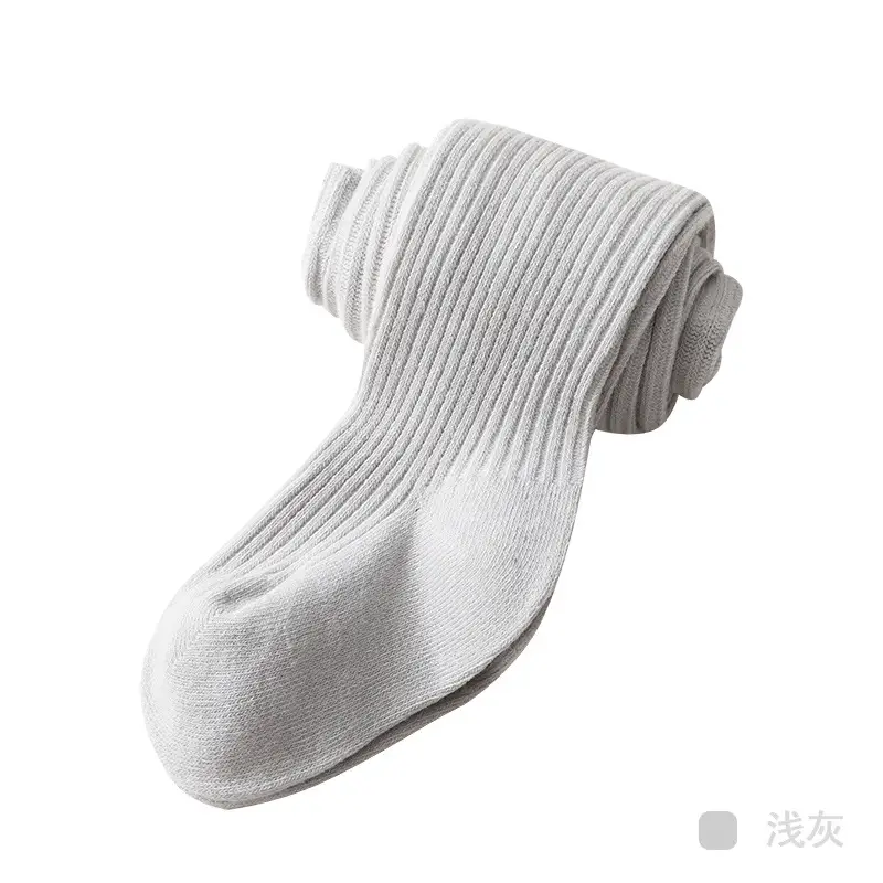 Girls' Ribbed Leggings New Autumn Double Stitched - Image 3