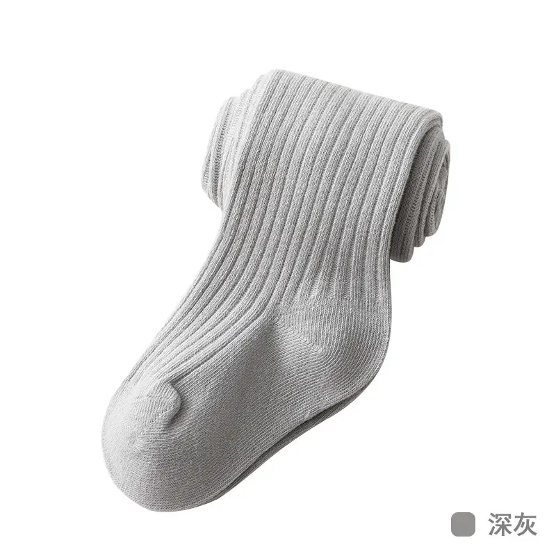 Girls' Ribbed Leggings New Autumn Double Stitched - Image 4