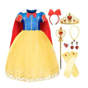 Frozen Elsa Princess Dress Long Sleeve Sequined Long Dress Little Princess Gown Prom Runway Show — feature 5