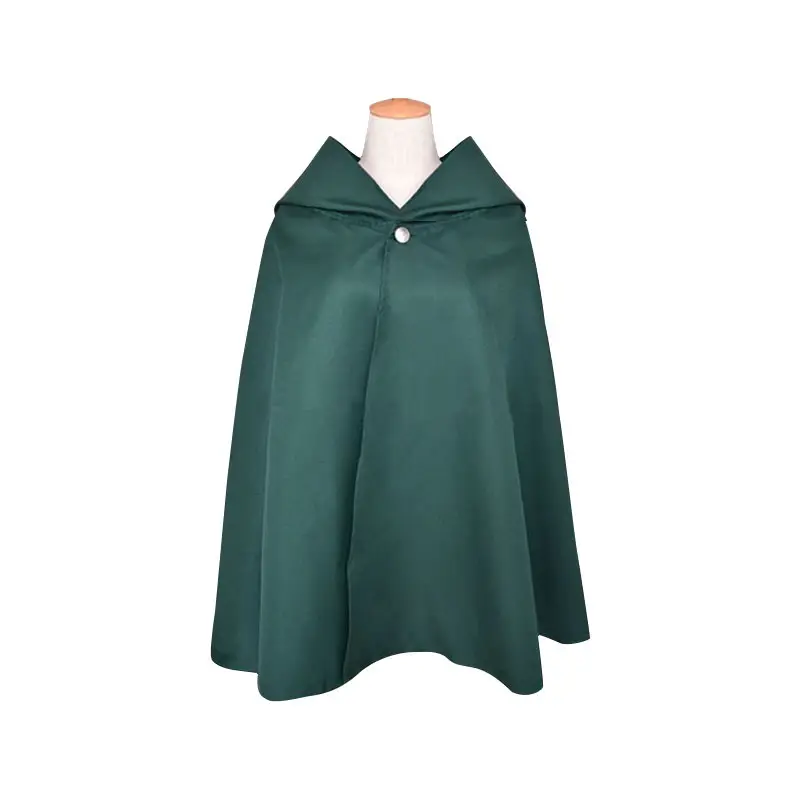 Anime Attack Green Long Cosplay Cloak - Image 4