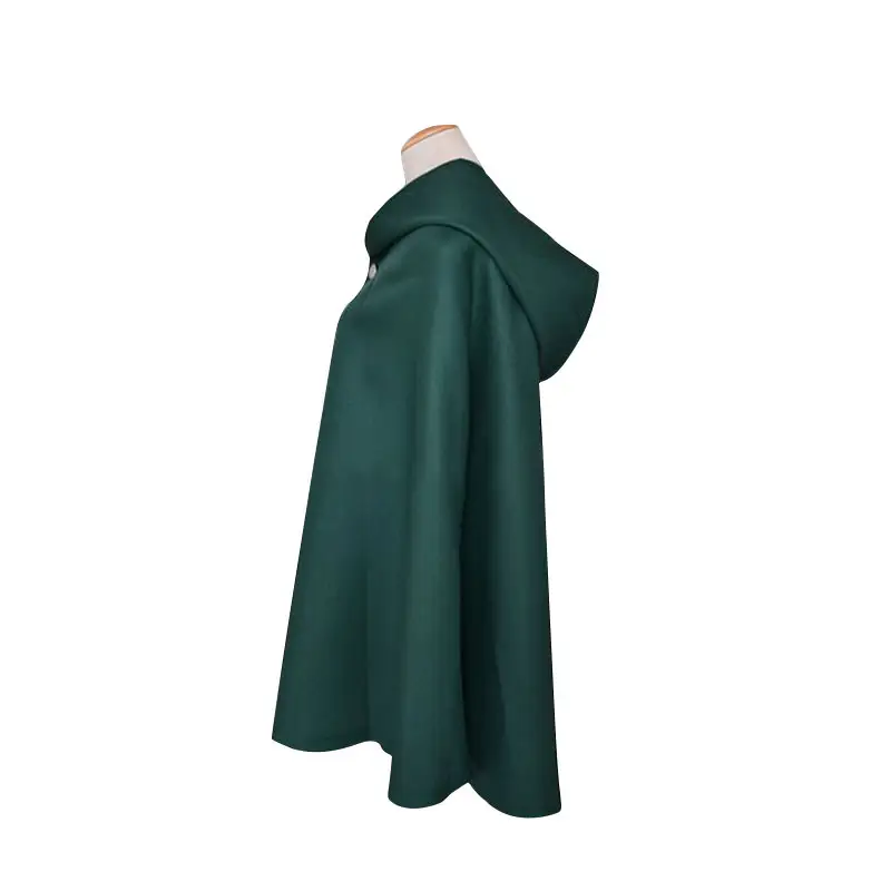 Anime Attack Green Long Cosplay Cloak - Image 5