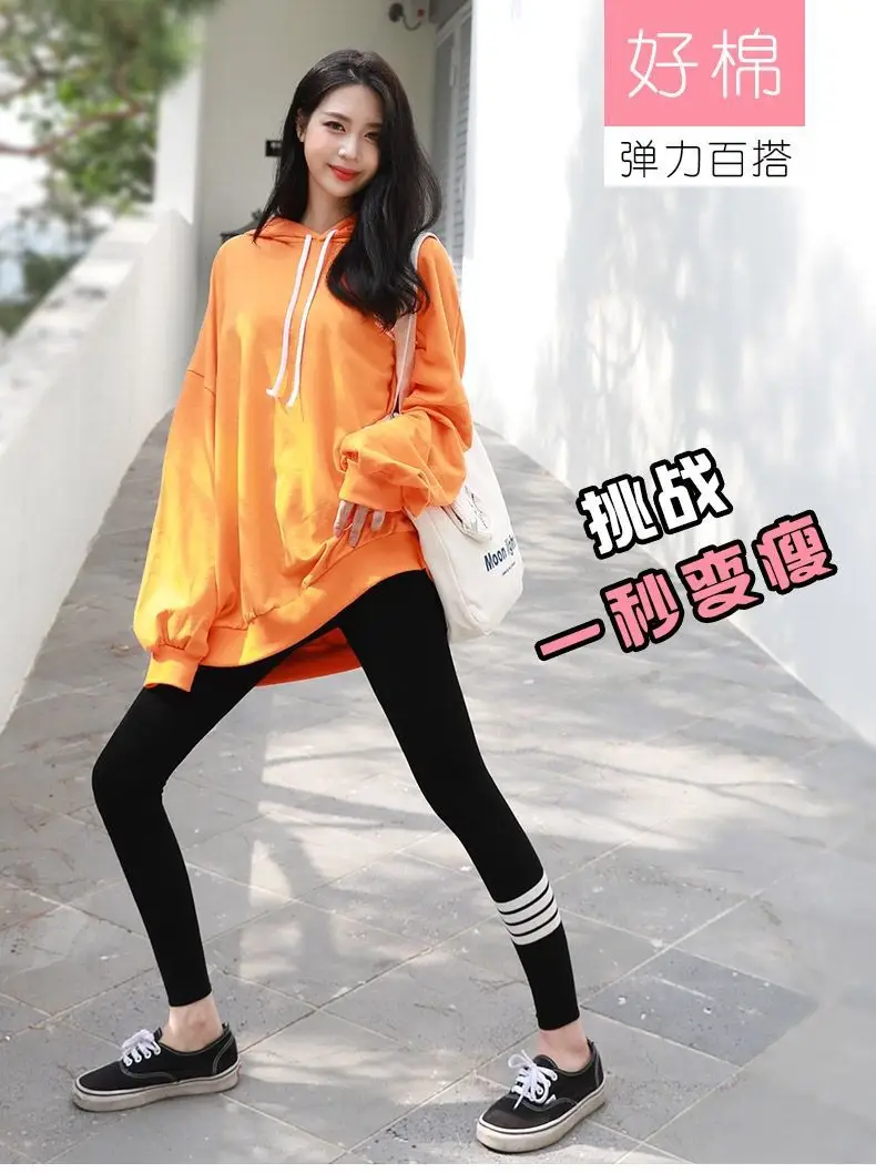 Women Black Sweatshirt Leggings Set Winter Slim Fit Plus Size — feature 9