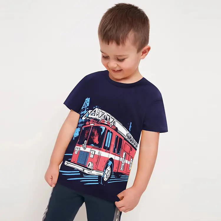 2025 Summer Boys T-Shirt Cotton Printed Cool Trendy - Image 5