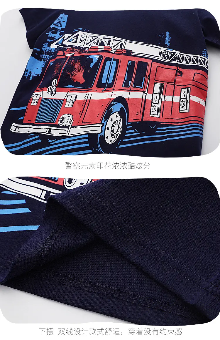 2025 Summer Boys T-Shirt Cotton Printed Cool Trendy — feature 7