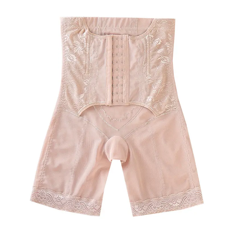 Postpartum High Waist Abdominal Pants Black Lace - Image 7
