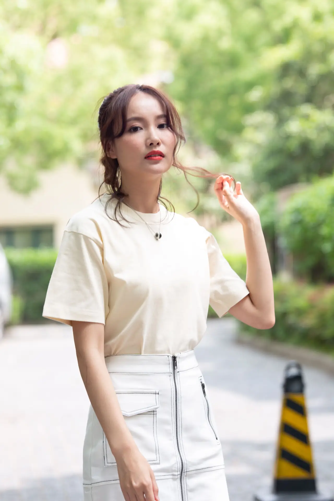2024 Orange Cotton T-Shirt for Men Women - Image 30