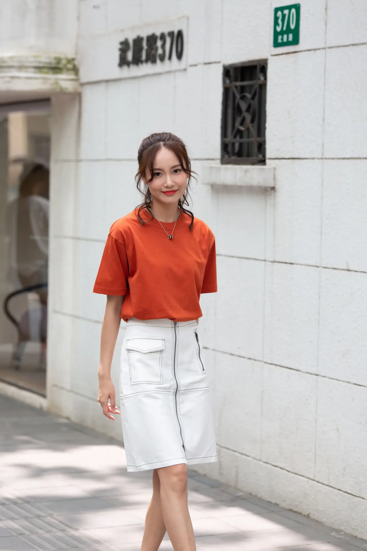 2024 Orange Cotton T-Shirt for Men Women - Image 32