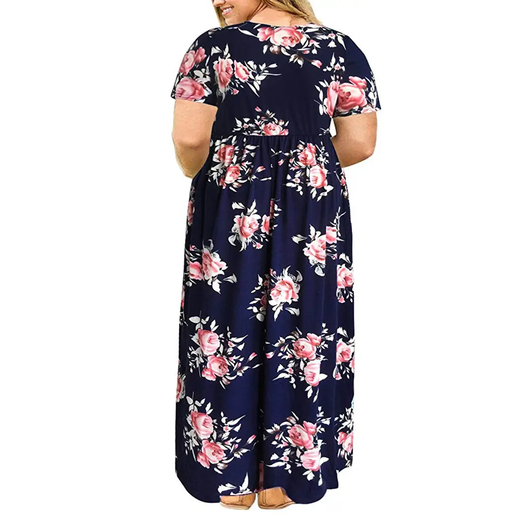 2024 Plus Size Floral Print Summer Dress — feature 11