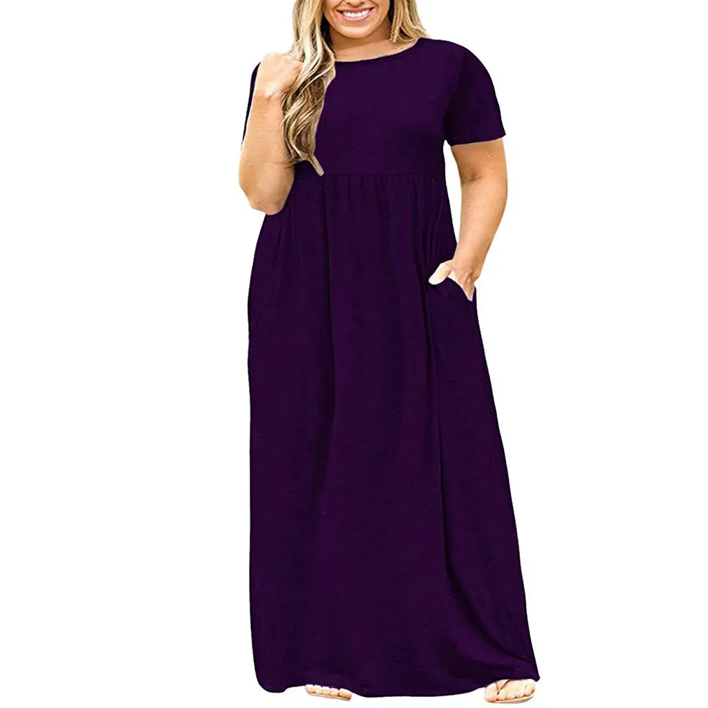 2024 Plus Size Floral Print Summer Dress - Image 5