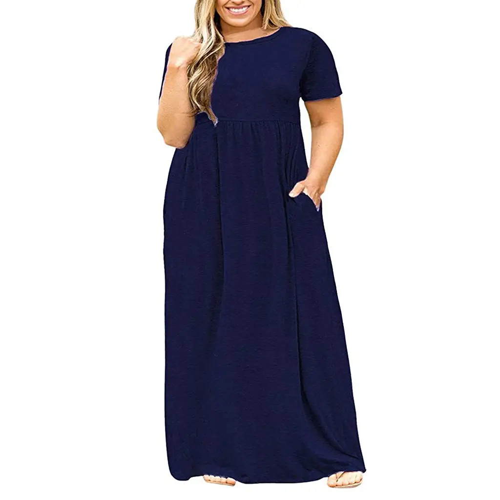 2024 Plus Size Floral Print Summer Dress - Image 6