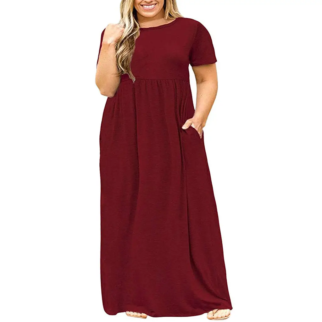 2024 Plus Size Floral Print Summer Dress - Image 7