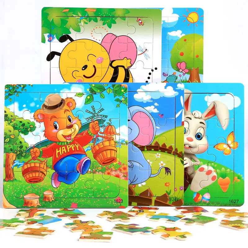 Bee Bee Jigsaw Puzzle 16 Pcs for Kids 2-4 Years - Image 19