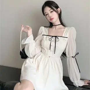 2023 New Plus Size Women's Black Skirt Fat mm Age-Reducing Western Style Slimming Dress — feature 4