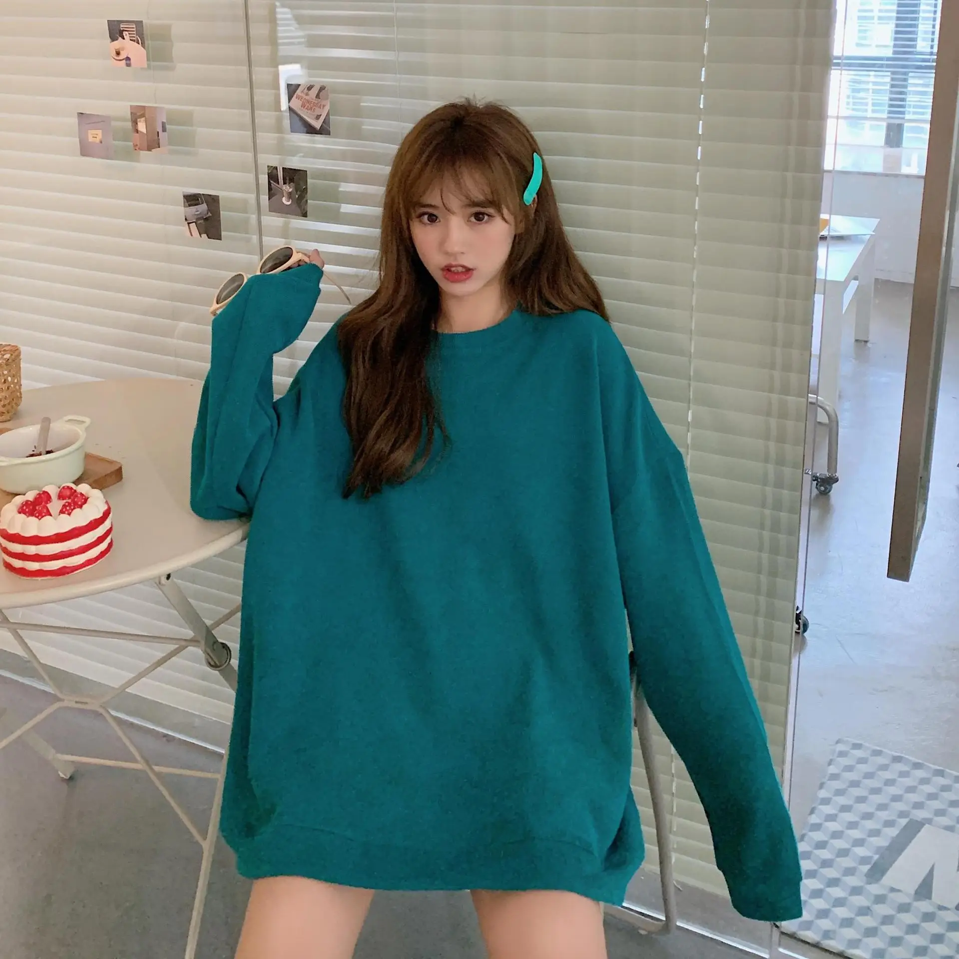 Black Plus Velvet Sweater for Women Autumn Winter — feature 10