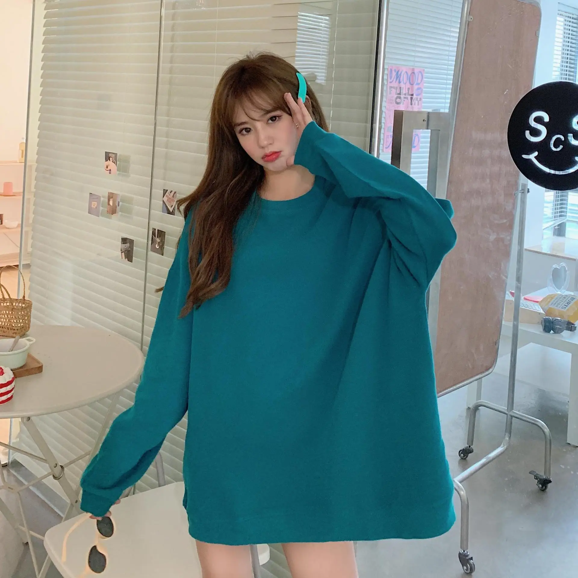 Black Plus Velvet Sweater for Women Autumn Winter — feature 11