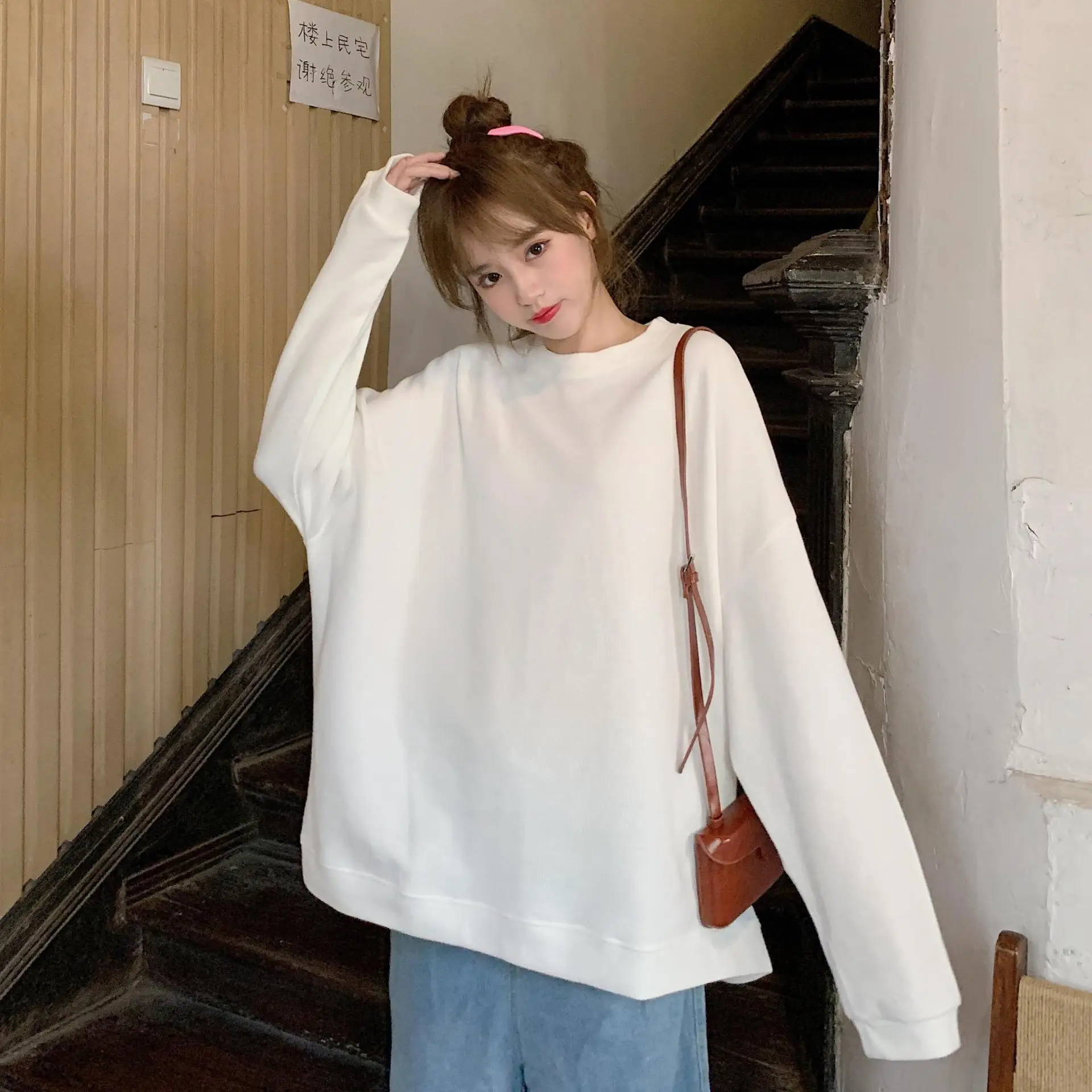 Black Plus Velvet Sweater for Women Autumn Winter — feature 12