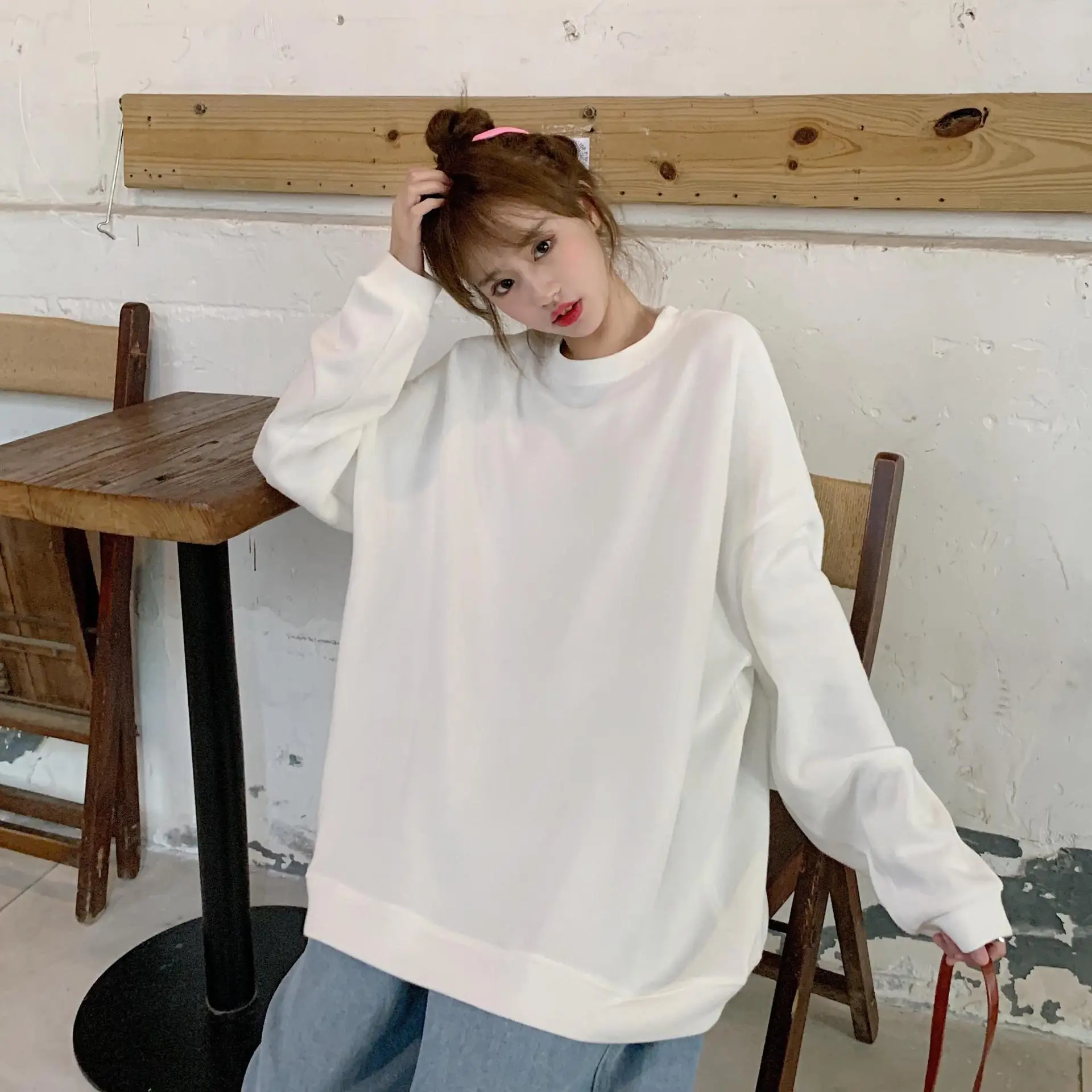 Black Plus Velvet Sweater for Women Autumn Winter — feature 14