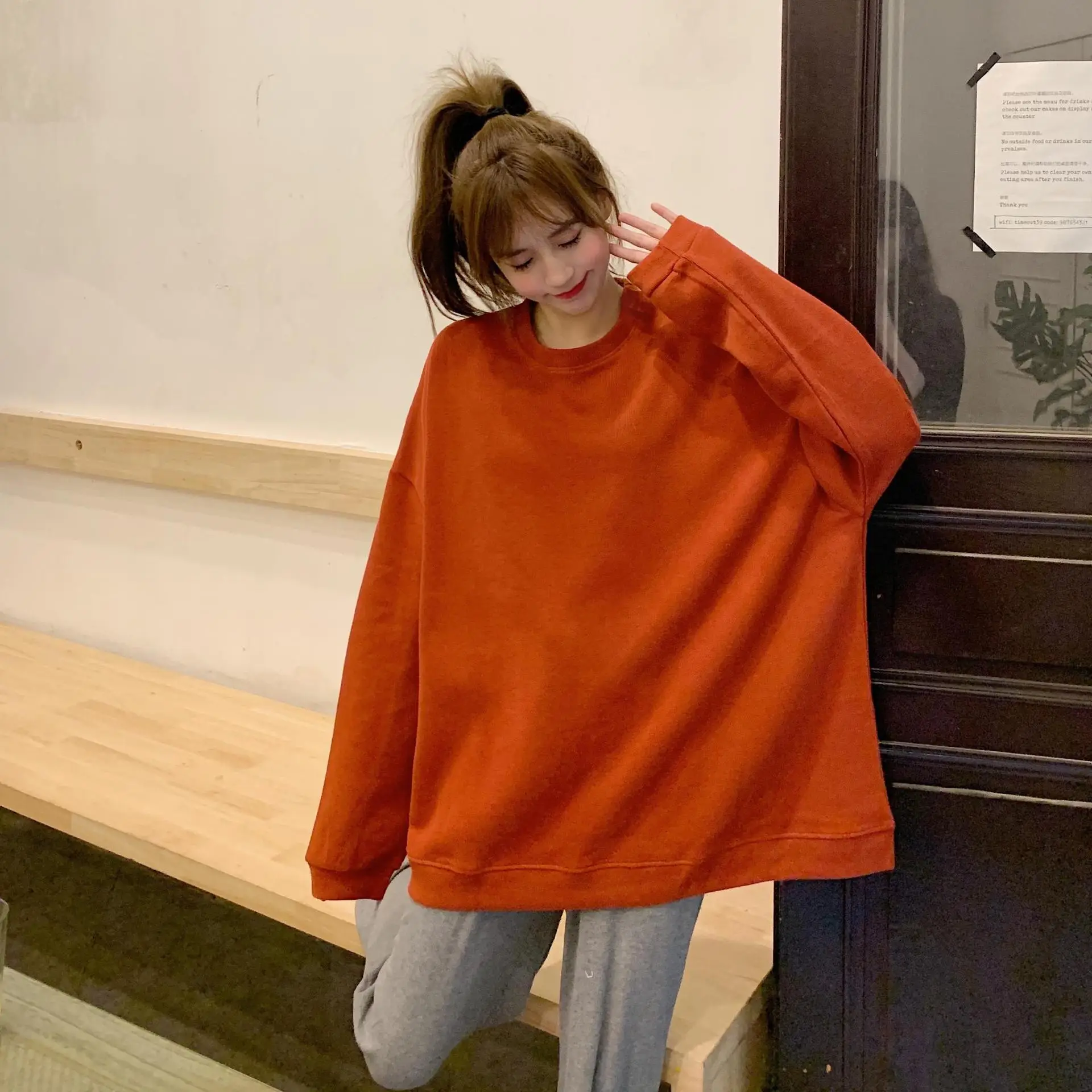 Black Plus Velvet Sweater for Women Autumn Winter — feature 19