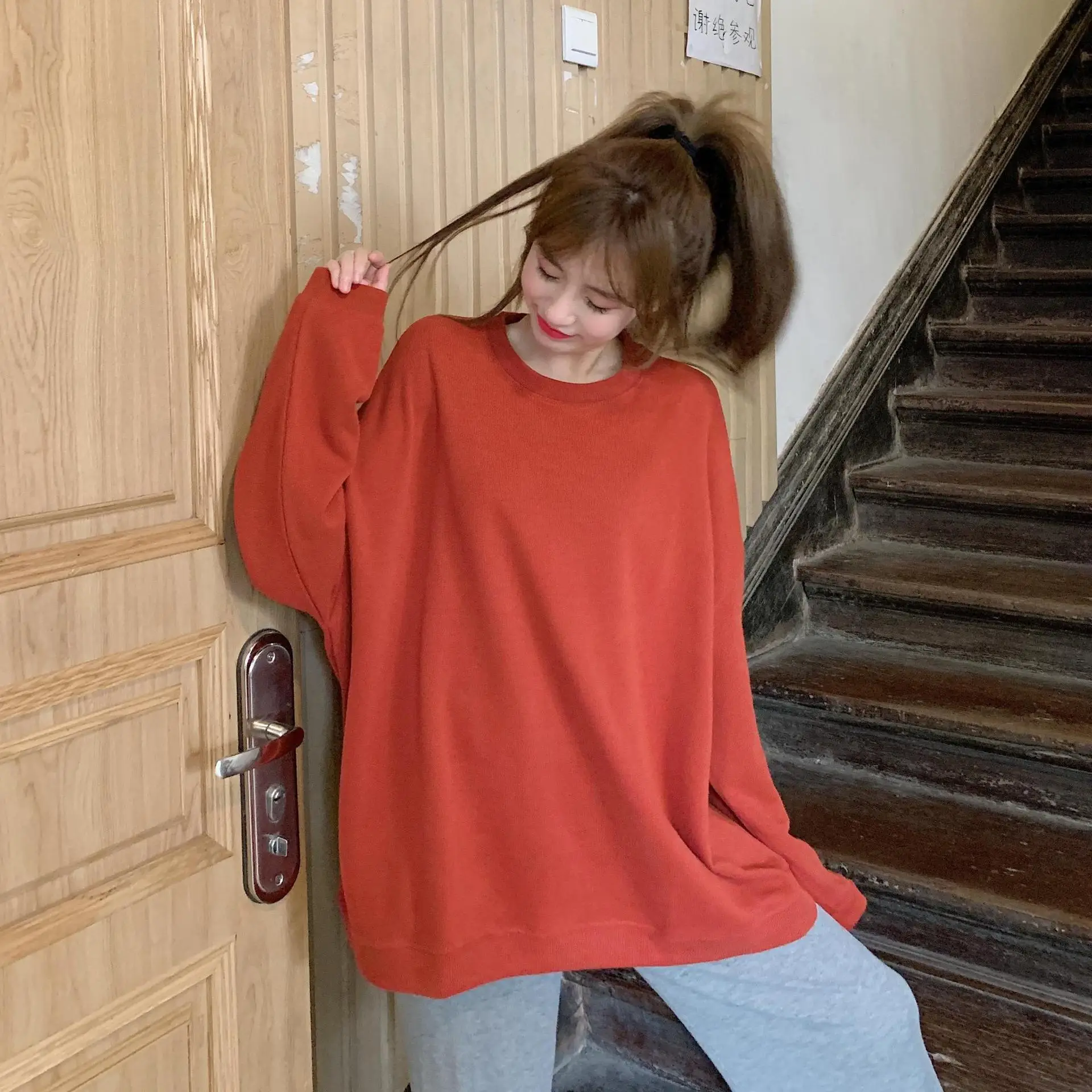 Black Plus Velvet Sweater for Women Autumn Winter — feature 24