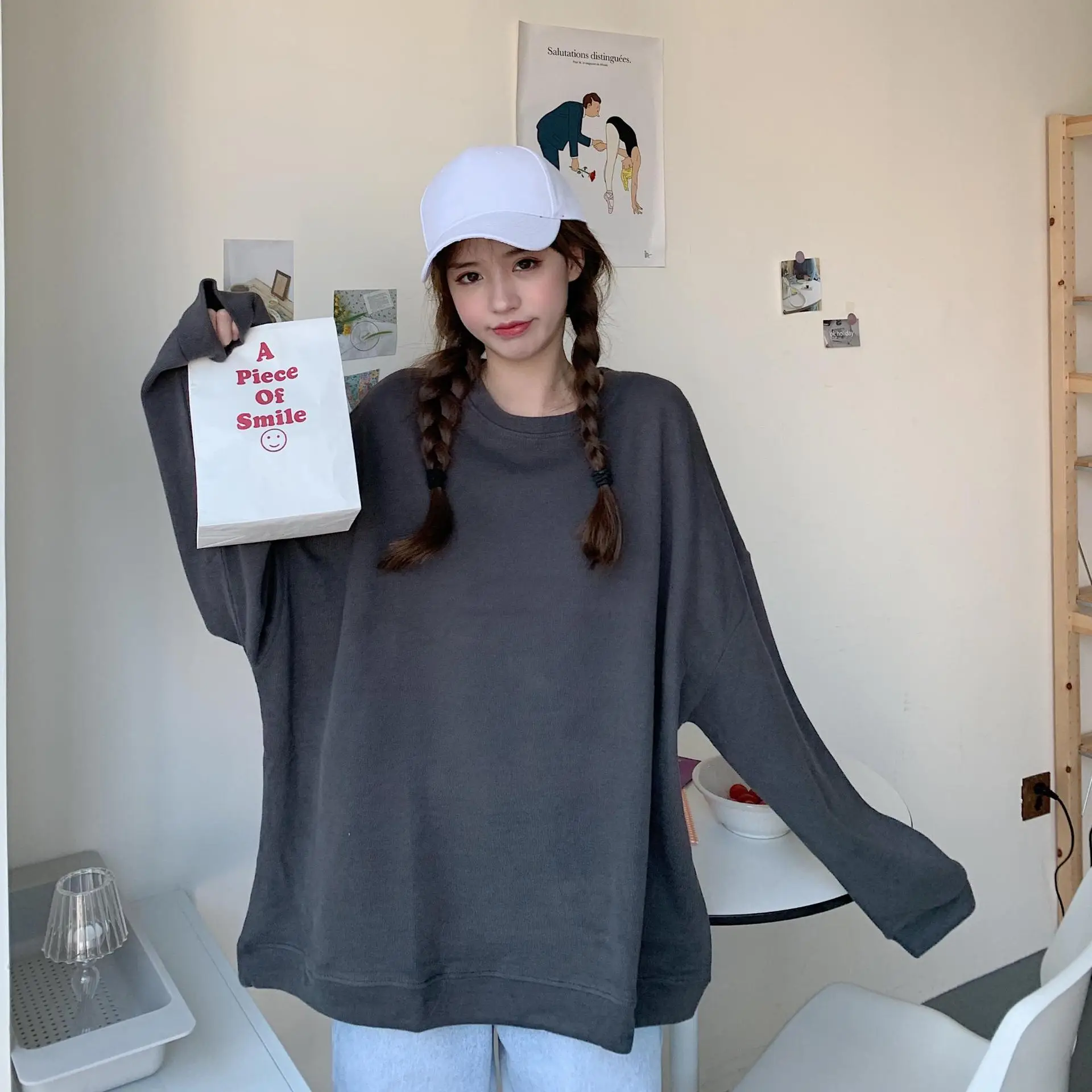 Black Plus Velvet Sweater for Women Autumn Winter — feature 40